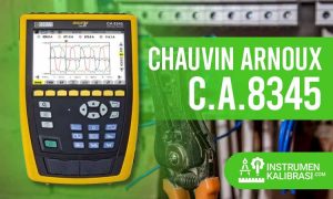 power quality analyzer chauvin arnoux c.a. 8345