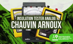 insulation tester analog chauvin arnoux