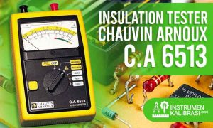 insulation tester chauvin arnoux c.a 6513