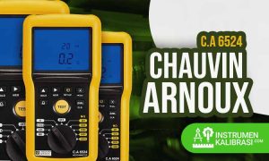 insulation tester chauvin arnoux c.a 6524