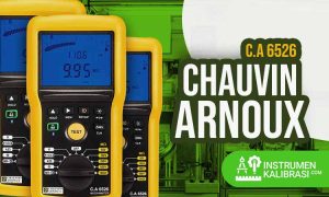 insulation tester chauvin arnoux c.a 6526