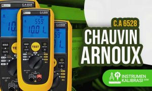 insulation tester chauvin arnoux c.a 6528