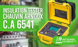 insulation tester chauvin arnoux c.a 6541