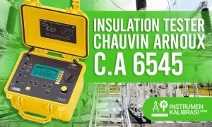 insulation tester chauvin arnoux c.a 6545