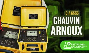 insulation tester chauvin arnoux c.a 6555