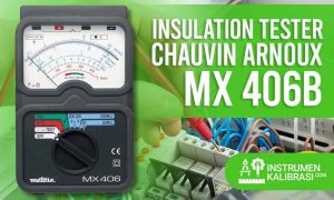 insulation tester chauvin arnoux mx 406b