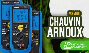 insulation tester chauvin arnoux mx 409