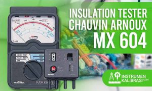 insulation tester chauvin arnoux mx 604