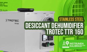 Stainless Steel Desiccant Dehumidifier Trotec TTR 160