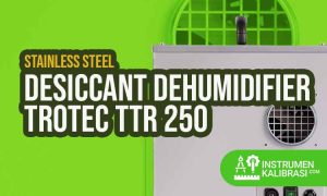 Stainless Steel Desiccant Dehumidifier Trotec TTR 250